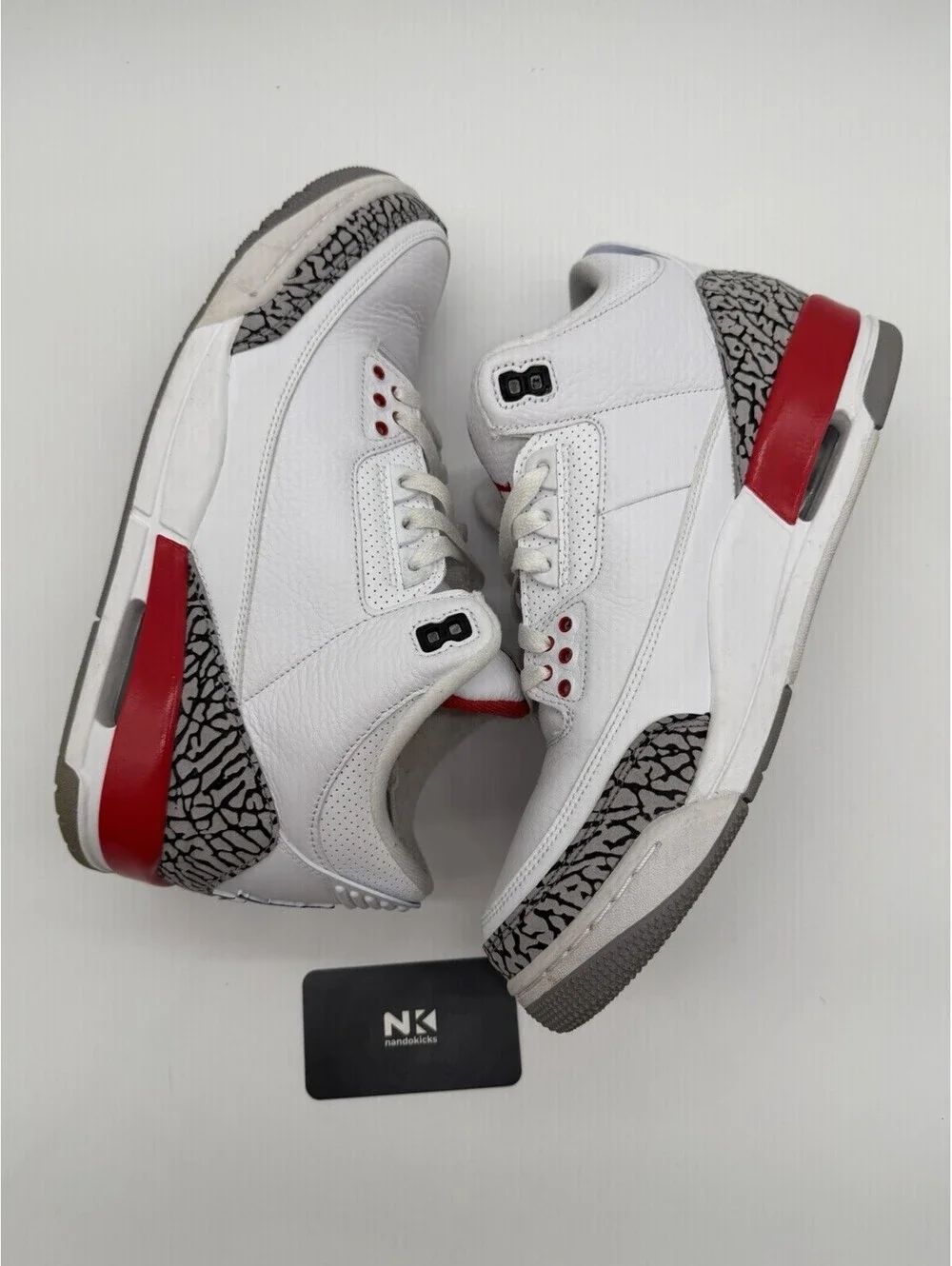 Nike Air Jordan Retro 3 Katrina Hall Of Fame 2018 Red • Size 11.5 • 136064-116